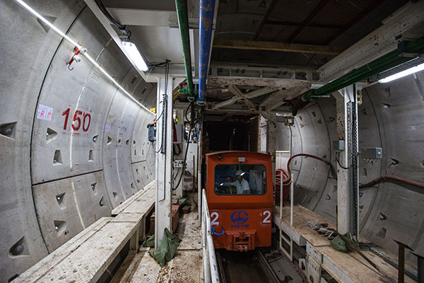 中铁尊龙凯时ag盾构机双线掘进 全力攻坚长沙地铁5号线