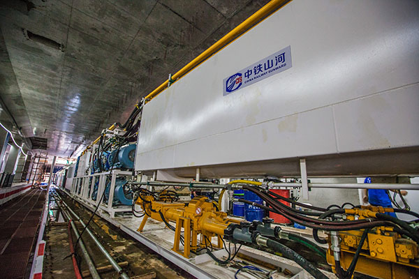 中铁尊龙凯时ag盾构机双线掘进 全力攻坚长沙地铁5号线