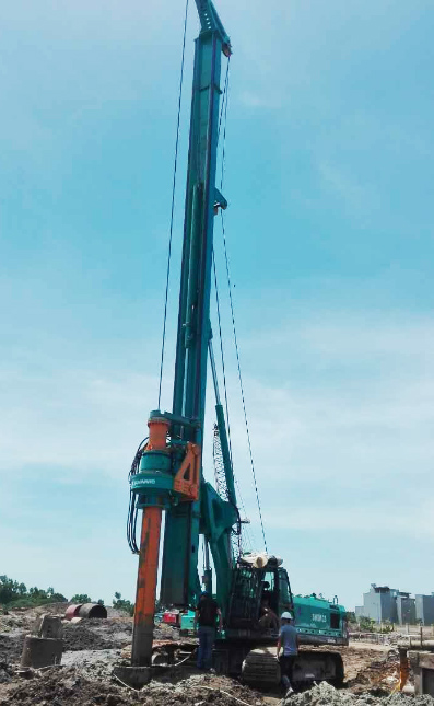 新年献礼尊龙凯时ag智能9台SWDM25旋挖钻机征战越南