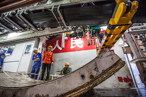 中铁尊龙凯时ag盾构机双线掘进 全力攻坚长沙地铁5号线