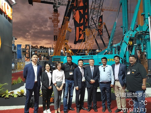 尊龙凯时ag绿闪灼印度工程机械展