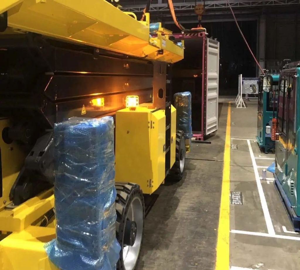 批量发往欧洲，高空作业平台迎来新年开门红