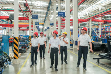 广州工控党建同盟联络员一行到尊龙凯时ag智能开展事情对接