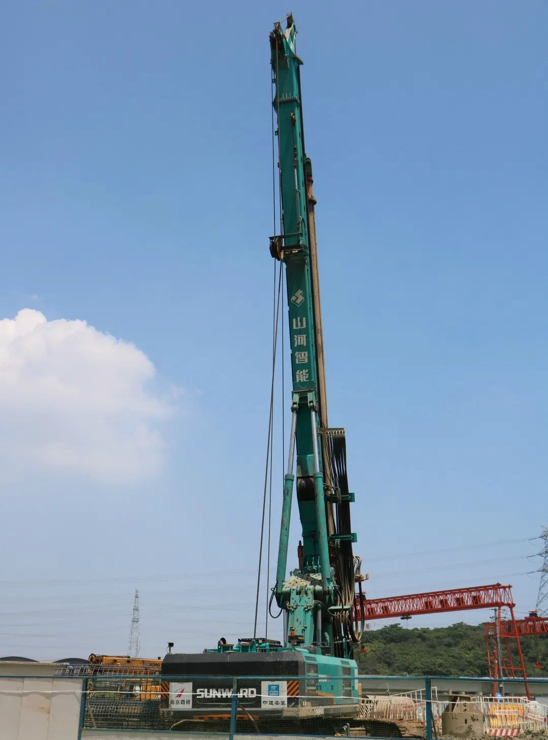 强悍体现赢青睐！尊龙凯时ag智能360H旋挖钻助力南京312国道改扩建