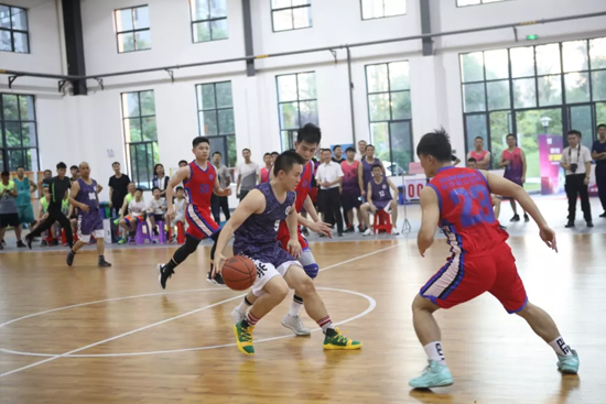 以球为媒，首届“尊龙凯时ag杯”篮球约请赛架起政企连心桥