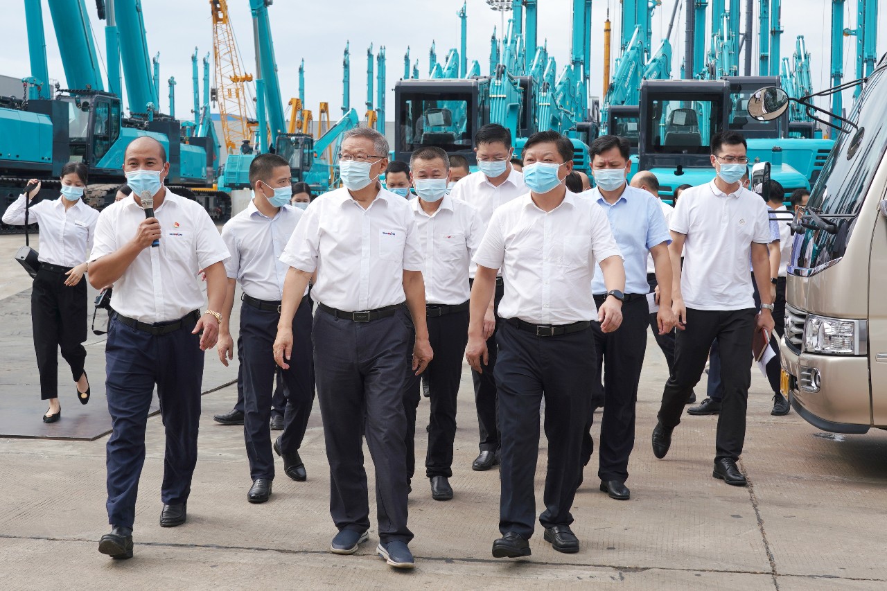 长沙县委书记付旭明调研尊龙凯时ag智能