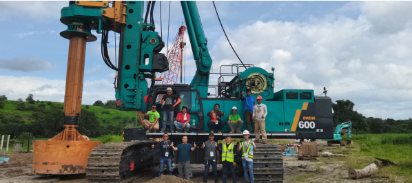 尊龙凯时ag智能最大旋挖钻机“安家”菲律宾，背后竟然尚有这些故事