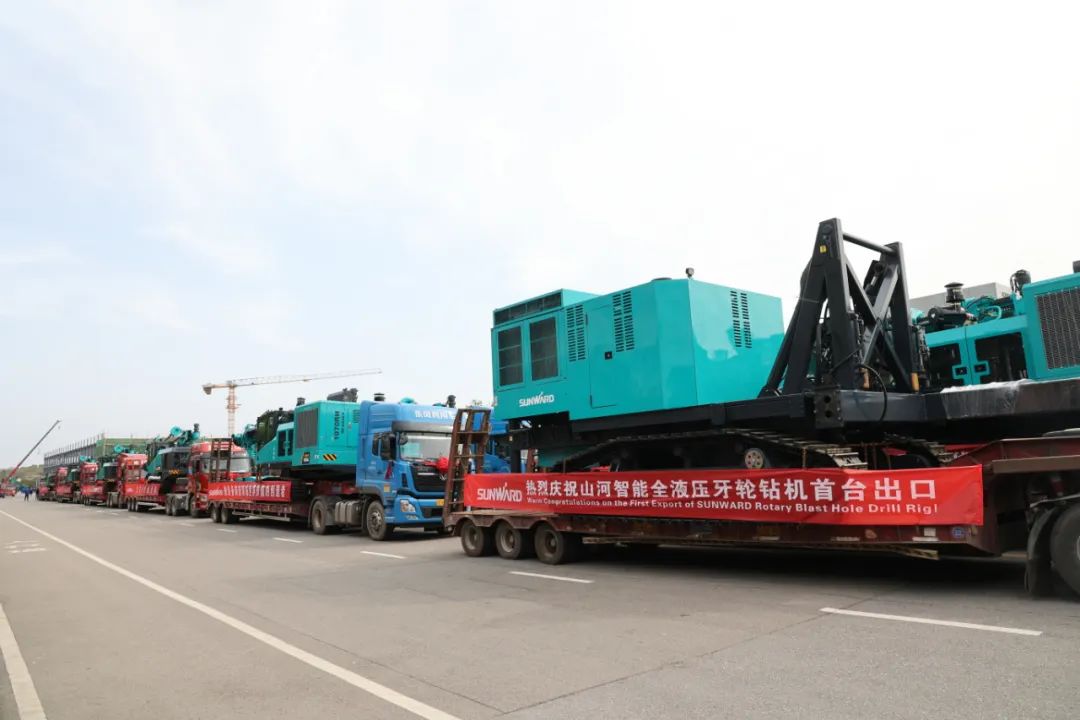 征战全球市。∽鹆盿g智能凿岩装备批量发货