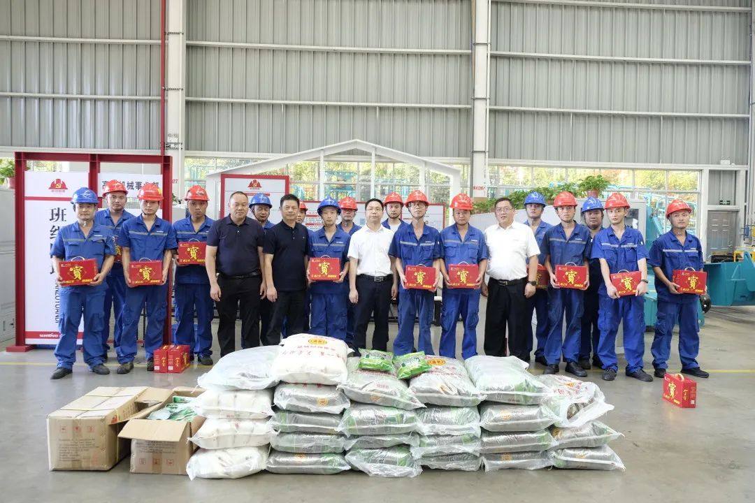 长沙市总工会慰问尊龙凯时ag智能一线员工