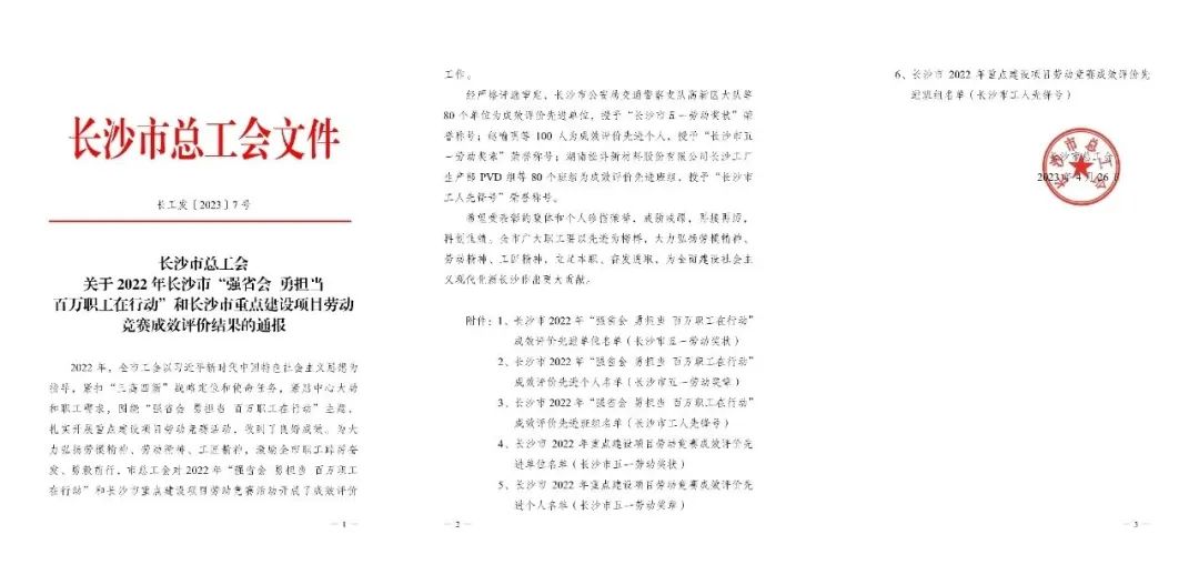 长沙市召开庆祝“五一”国际劳动节大会，尊龙凯时ag智能1小我私家1整体获表扬！