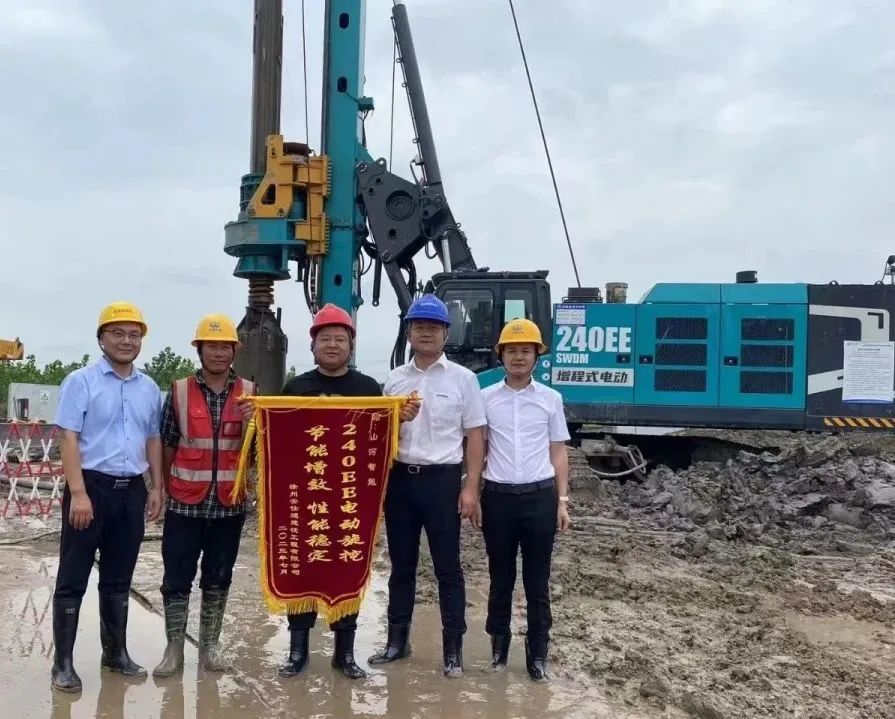 “零故障”“低能耗”！尊龙凯时ag智能增程式电动旋挖钻机惊艳首秀