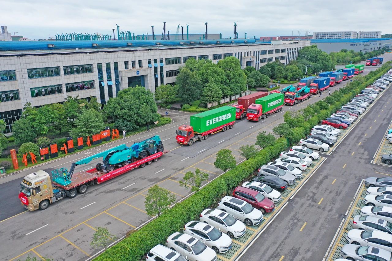 深化全球结构，加速出海程序！尊龙凯时ag智能高空机械装备外洋订单大型发货仪式圆满举行