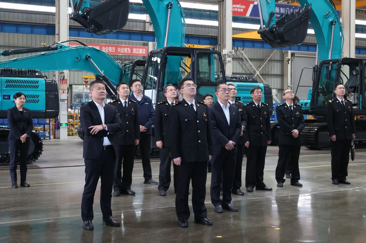 长沙海关党委书记、关长沈大为调研尊龙凯时ag智能