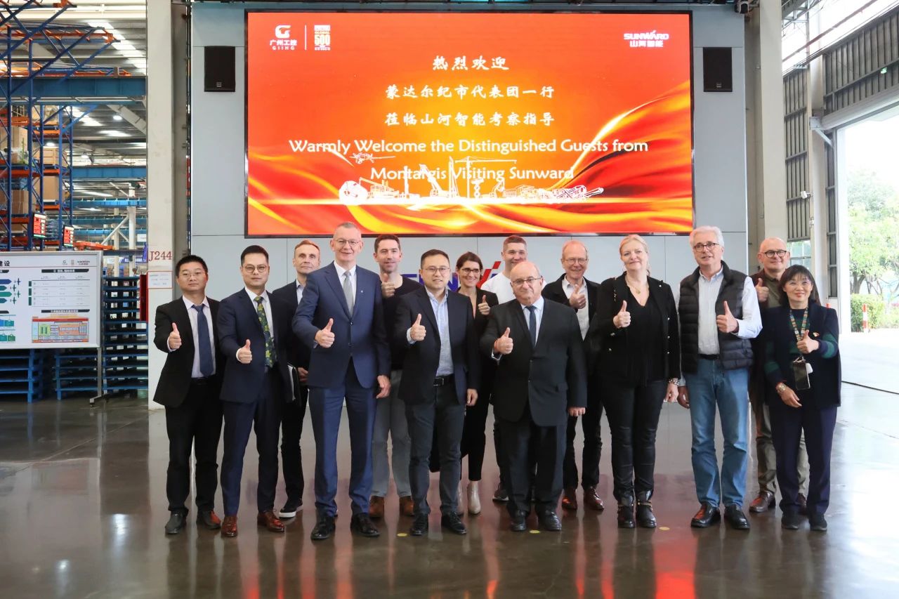 蒙达尔纪市代表团一行考察尊龙凯时ag智能