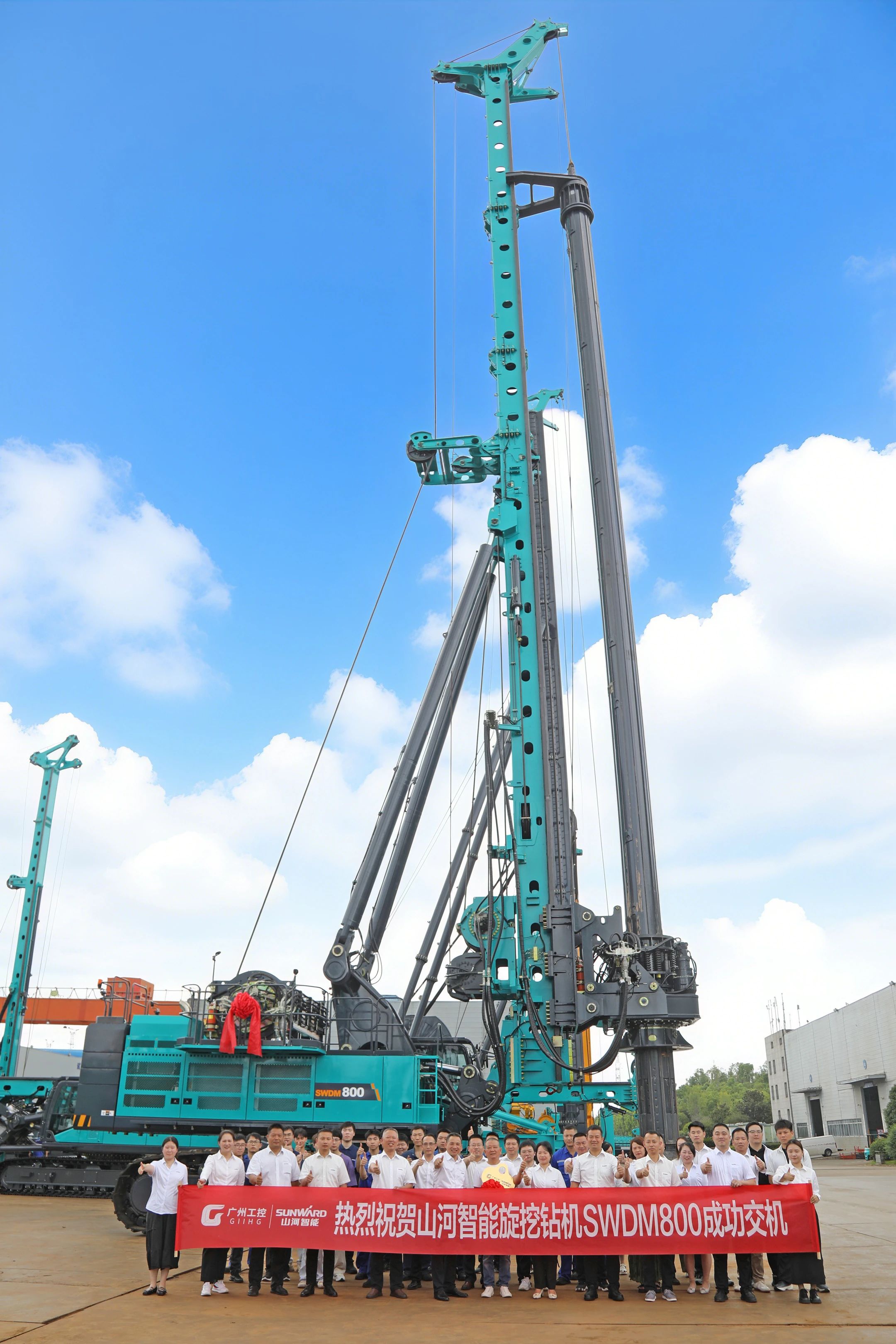 “破纪录王者”再出征！尊龙凯时ag智能SWDM800旋挖钻机乐成交机